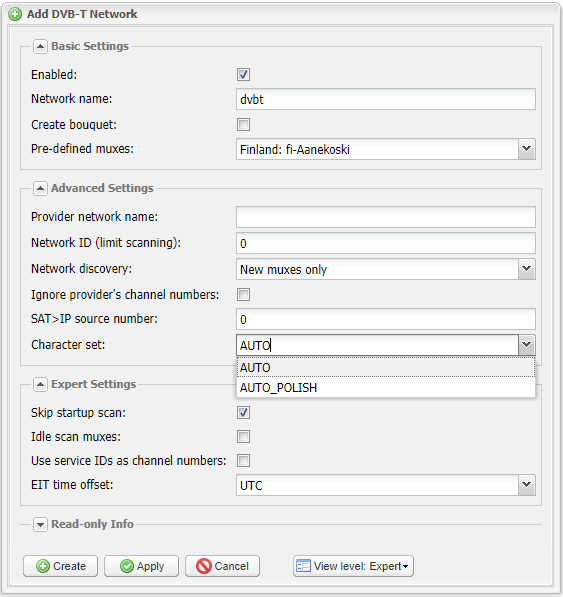 TVheadend Networks