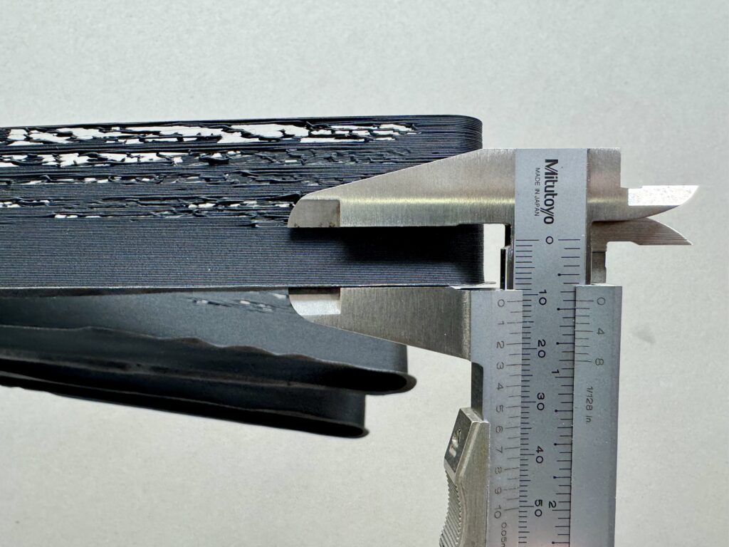 11mm kohdalla kaikki vielä kunnossa