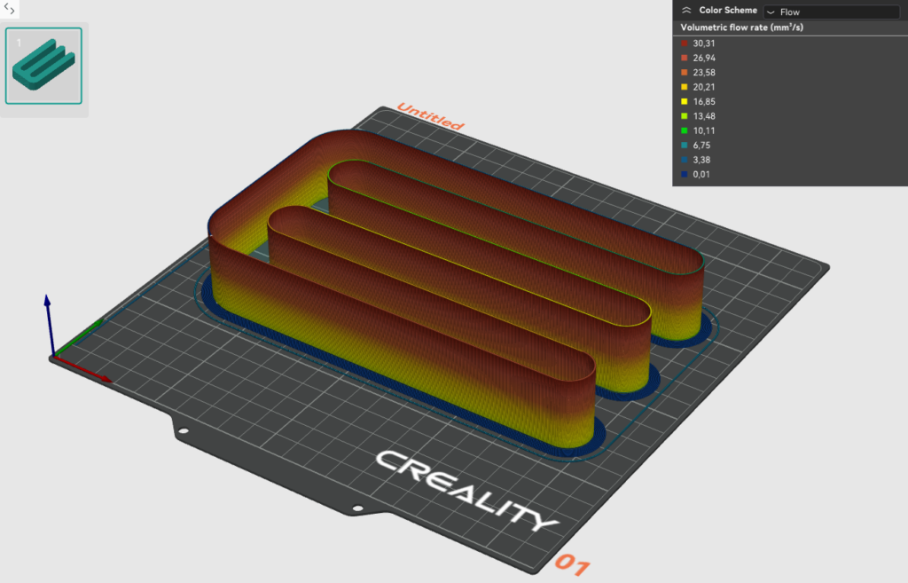 Orca Slicer Max Flowrate Testi