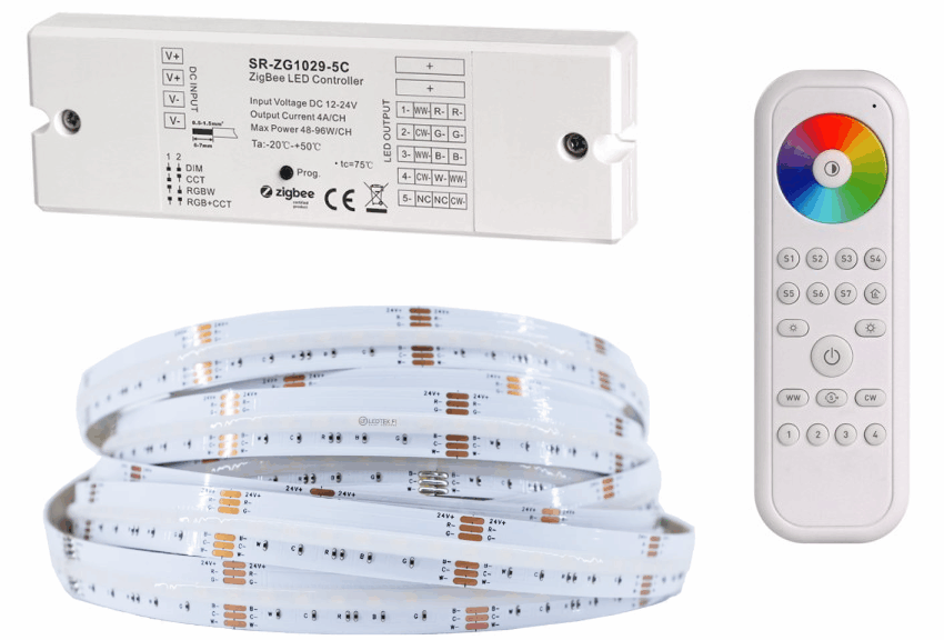 Sarastusvalo Zigbee LED-nauhan avulla